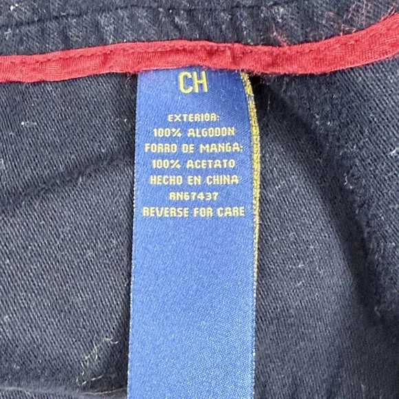 Ralph Lauren Polo Jeans Military Jacket Womens XS Black Brass Button Coat - Picture 5 of 16